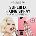 Makeup Revolution London Makeup Fixing Spray,(Super Fix Misting Spray) Professional Makeup Fixer Spray for Face makeup|With Aloe Vera and Vitamin-E|Light weight, quick dry makeup Setting spray-150 ml gallery image