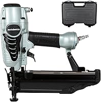 Metabo HPT NT65M2S 16-Gauge Finish Nailer with Air Duster - Lightweight 3.7 lbs Pro-Preferred for Molding, Cabinetry & Chair Rail