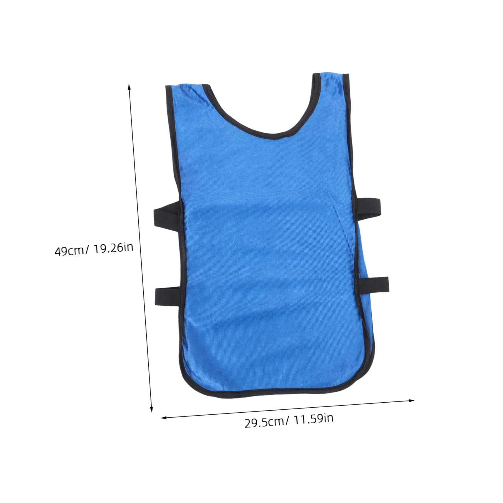 Toddmomy 6Pcs Breathable Soccer Training Vests Lightweight Pinnies for Unrestricted Movement Durable for Football and Basketball Practice Blue Color