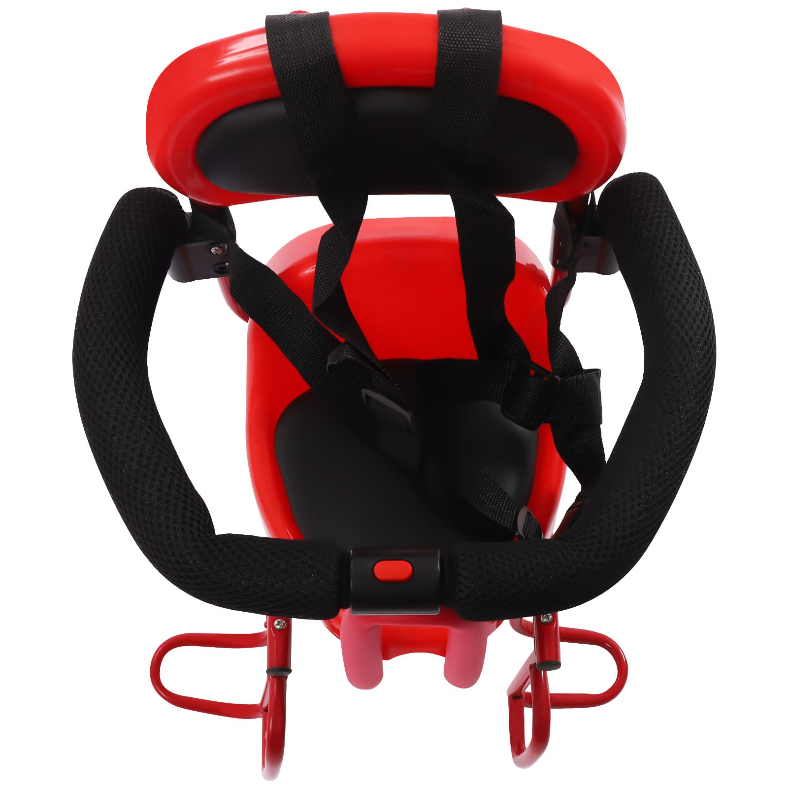 Seggiolino Posteriore Per Bicicletta Bambino - Con Protezioni, Cinture, Pedane, Per Età 8 Mesi A 6 Anni