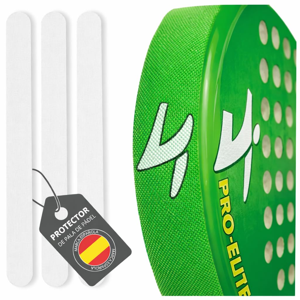 Protecteur de raquette de padel transparent 35 x 370 finition rugueuse texture microwaves durable souple léger résistant
