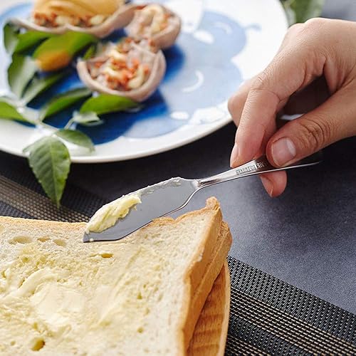 Miniatura 8 de AOOSY Cuchillo de mantequilla, cuchillo de queso, cuchillos de desayuno con suela Dover, lindos mini cuchillos de cocina de acero inoxidable de 5.91