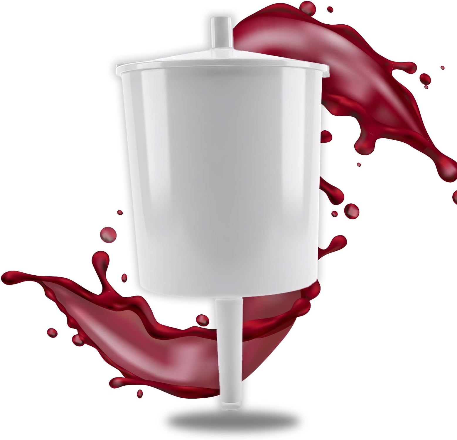 TALPGOD Communion Cup Filler/Dispenser with Button Release (8 oz. Bottle),Juice & Wine Dispenser for Communion Cups Church Supplies,Push Button Release/Easily Fills 25+ Cups