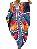 Turkish Cold Shoulder Kaftan Dresses Swimsuit Cover Up Maxi Dress Beach Cover Ups