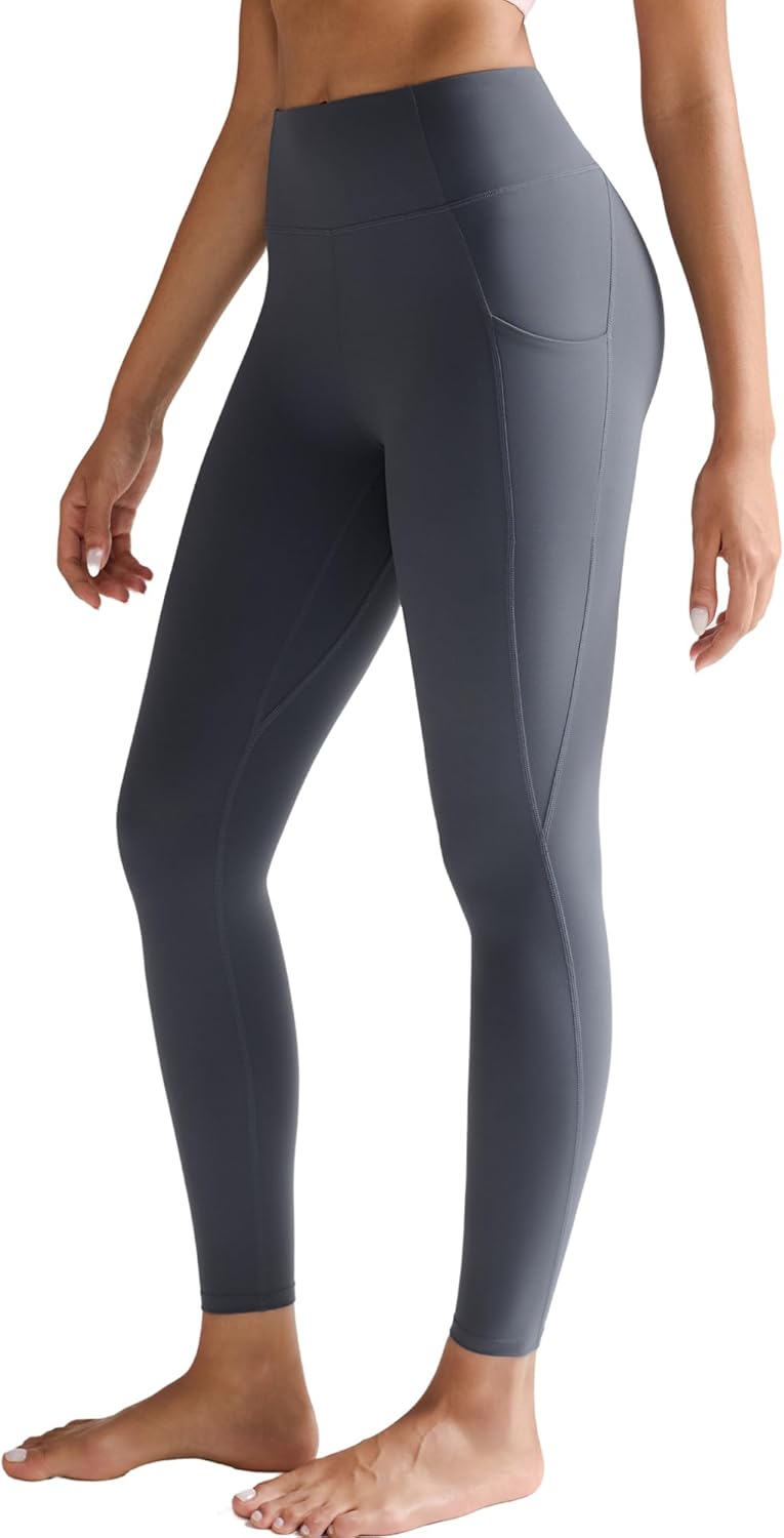 RUNNING GIRL Leggings for Women with Pockets,Full Length High Waist Buttery Soft Workout Leggings Yoga Pants
