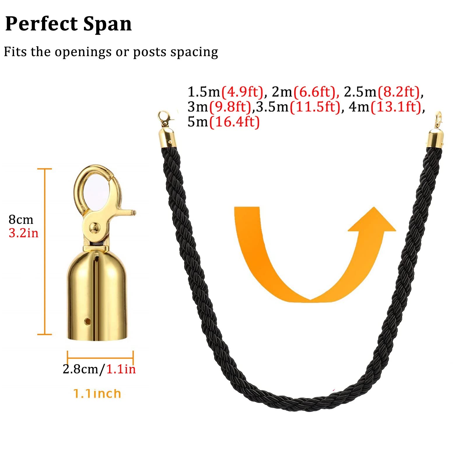Rope Stanchion Decorative Stainless Steel Wall Plate | Ubuy