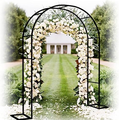 Arche pour roses grimpantes et pergola romantique de mariage en fer