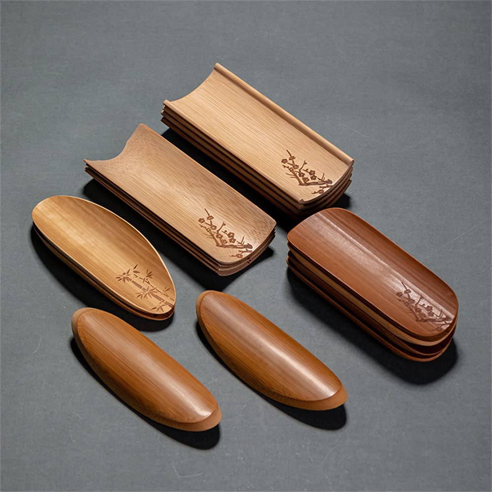 Amazon｜SITEDAN おしぼりトレイ おしぼり置き 竹製 梅蘭竹菊 彫刻