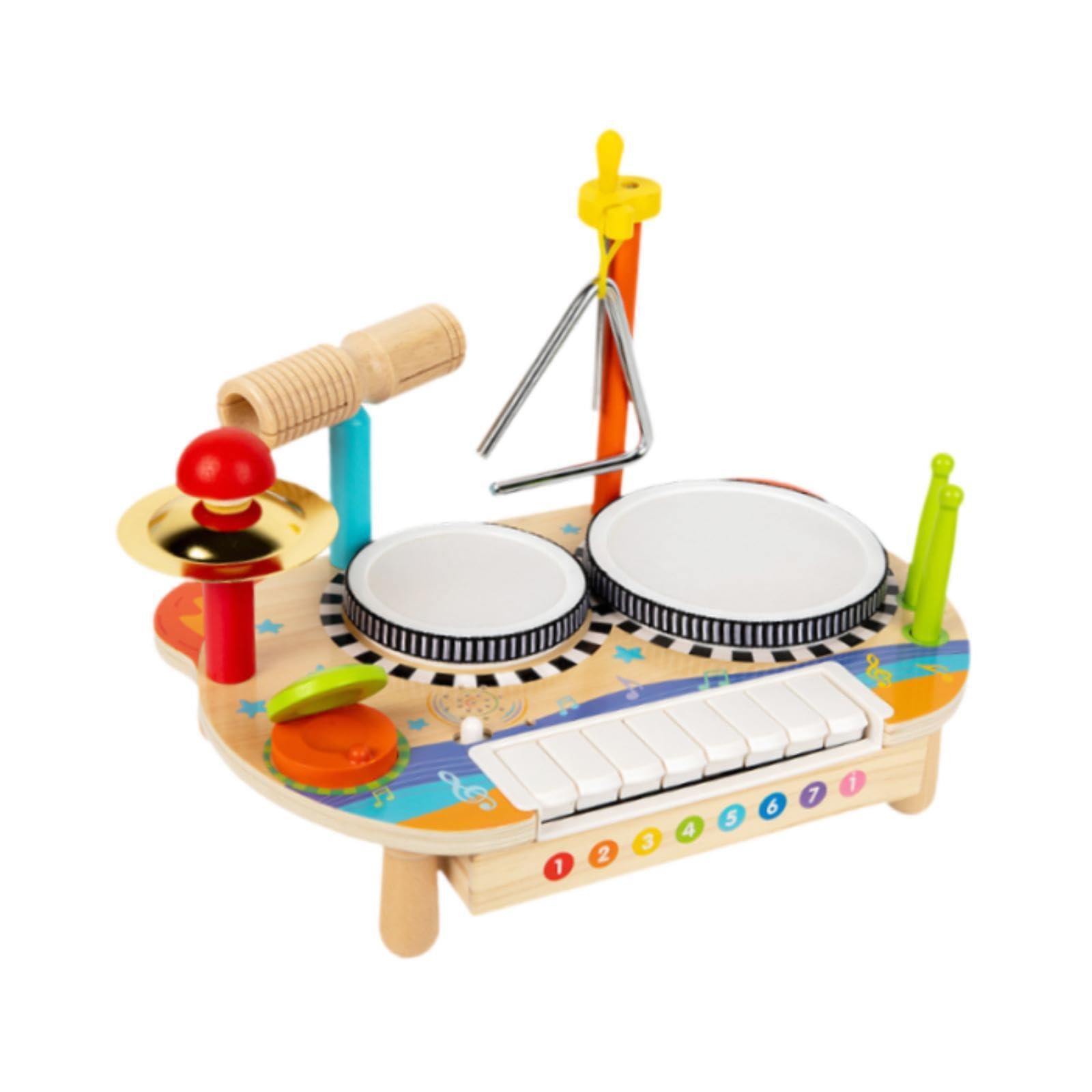 Giocattoli per batteria elettronica per pianoforte che offrono | sonore coinvolgenti, sviluppano le capacità motorie fini nei giovani musicisti, regali per batteria per bambini dai 3 ai 6