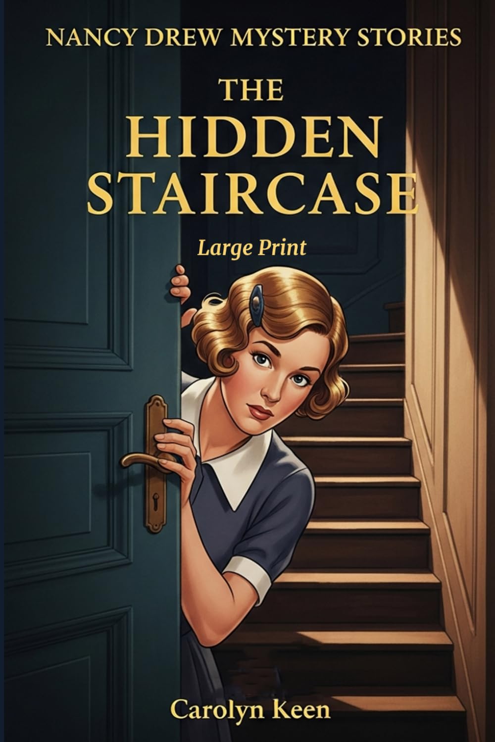 Nancy Drew Mystery Stories: The Hidden Staircase, Large Print
