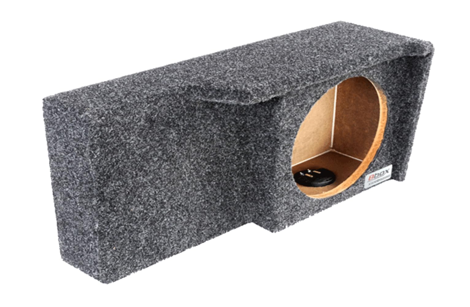 Bbox Single Sealed 10 Inch Subwoofer Enclosure - Accu-Tuned Sealed Subwoofer Boxes & Enclosures - Subwoofer Box Improves Audio Quality, Sound & Bass - Fits 2004 - 2008 Ford F150 Super Crew / Super Cab