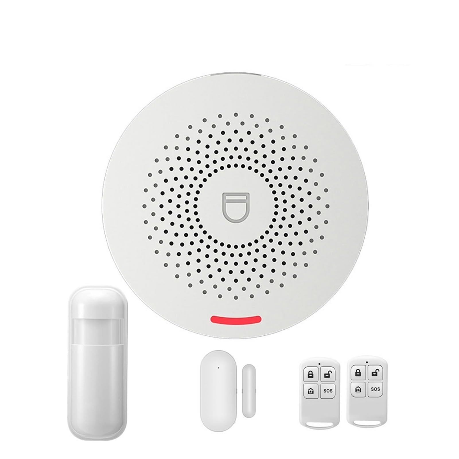 Systemy BezpieczeńStwa W Domu System Alarmowy Wi-Fi Bezprzewodowy Włamywacz Bezpieczeństwa Z Czujnikiem Ruchu Czujnik Drzwi Kontrola Aplikacji Inteligentne Zestawy Domowe(B.)