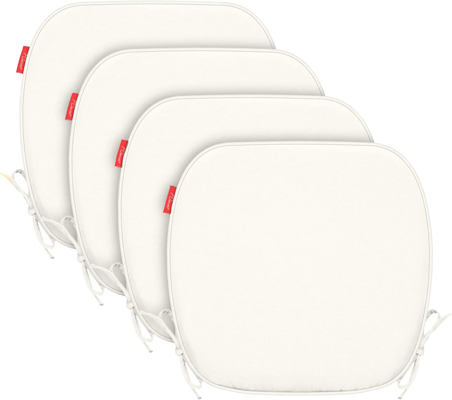 Pcinfuns Outdoor Patio Chair Cushions 16 x 17 Inch Water