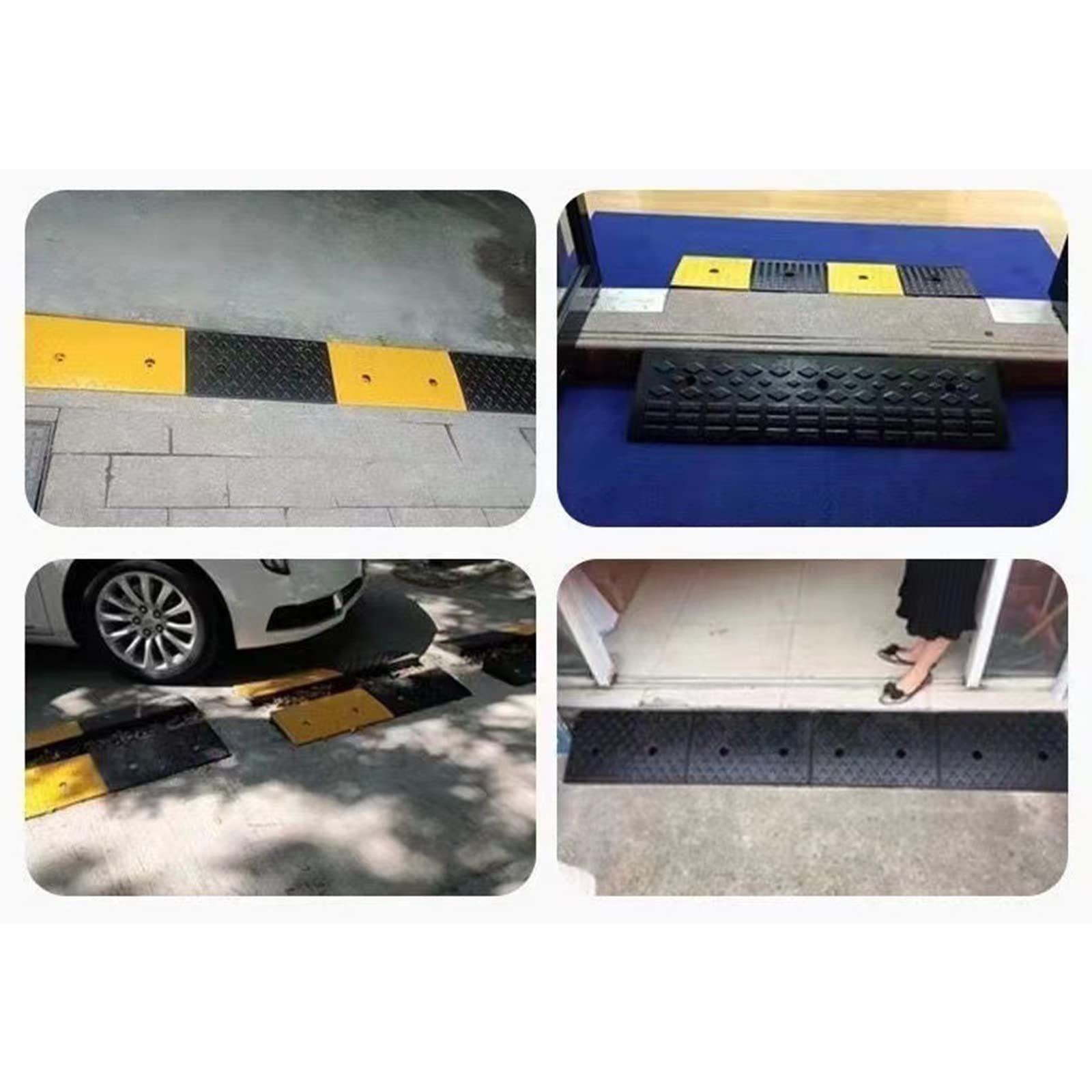 Rampa dla skutera samochodowego, rampy podjazdowe na krawężnik, przenośne rampy dla wózków inwalidzkich, rampy podjazdowe o stabilnej konstrukcji dla samochodów, wózków inwalidzkic