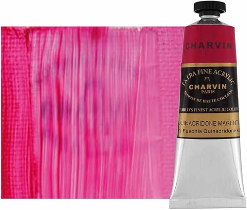 Miniatura 6 de Charvin - Pintura acrílica profesional extrafina para artistas, tonos temáticos de la naturaleza, 5.1fl oz de luz roja bermellón