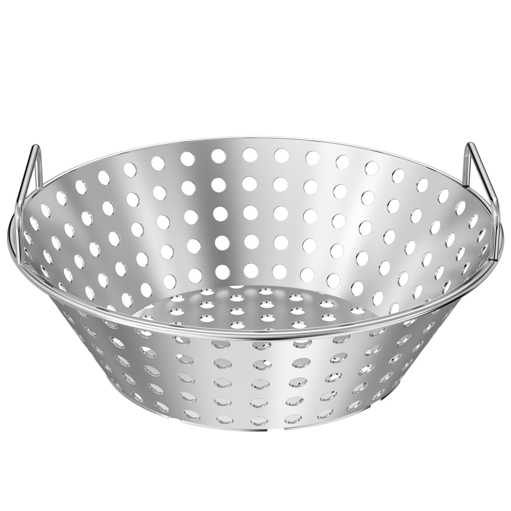 Skyflame Koszyk na węgiel drzewny ze stali nierdzewnej, akcesoria do Kamado Joe Classic, duże zielone jajko, Pit Boss | Grills Luizjana i inne grille - nowa wersja z otworami