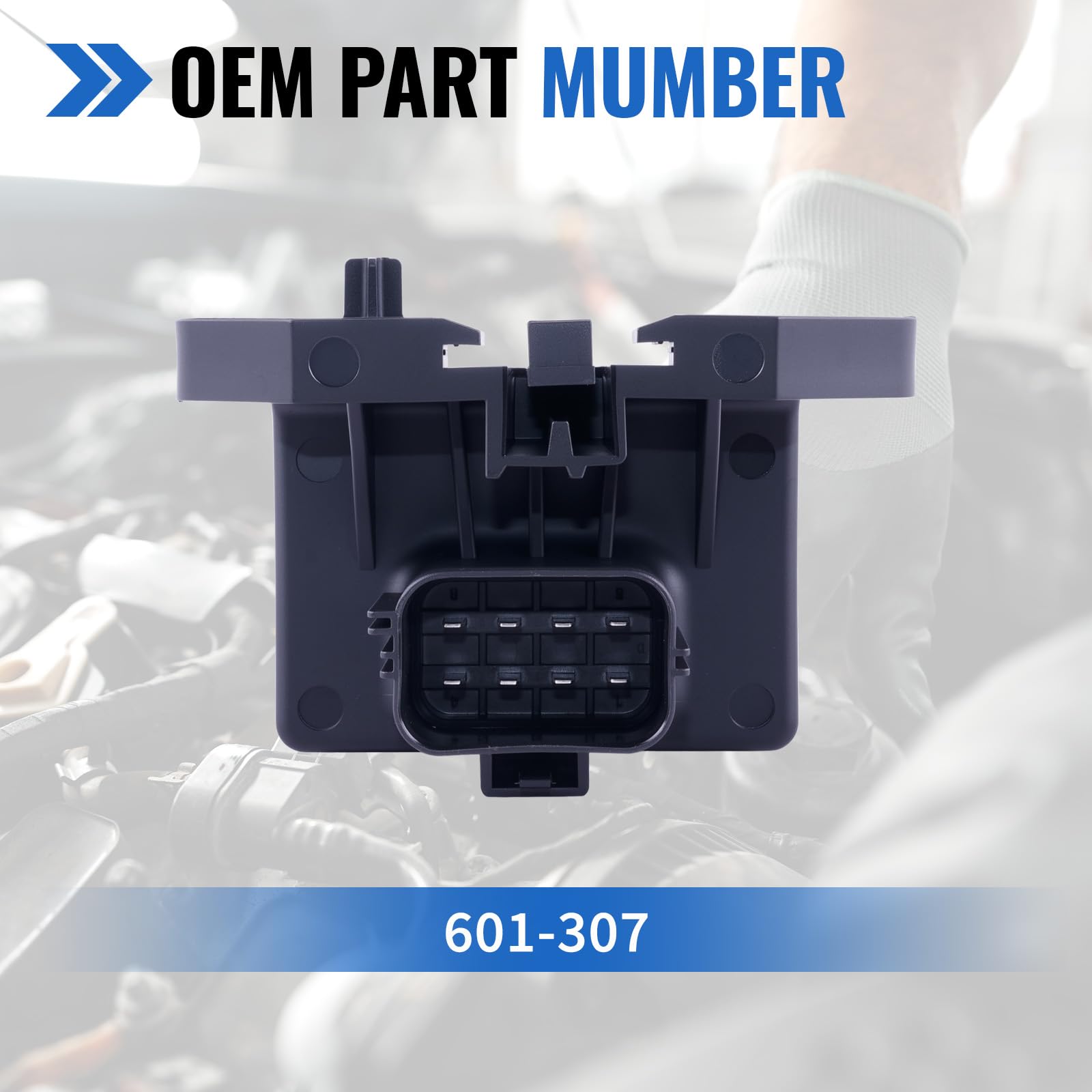 Módulo de relé de bomba de combustible 601-307 compatible con Ford F250 F350 F450 F550 Super Duty, Explorer Edge Expedition, Lincoln Navigator MKX