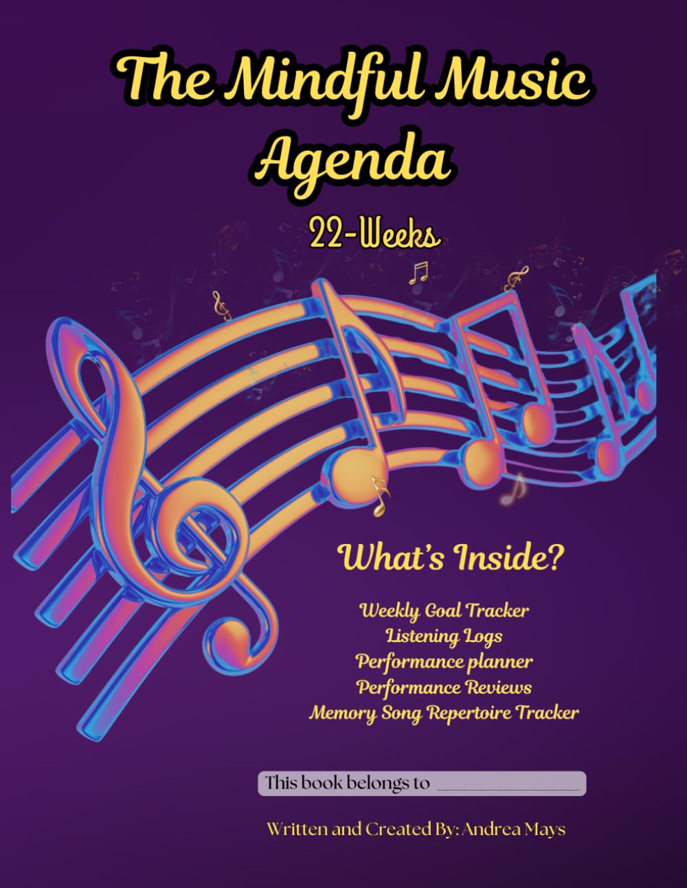 Agenda de musique mindful pour surmonter le trac et mieux pratiquer
