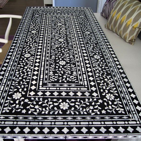 Indian Inlay Stencil - Diy Bone Inlay Designs For Furniture - Reusable Stencil For Home Decor #TOP5