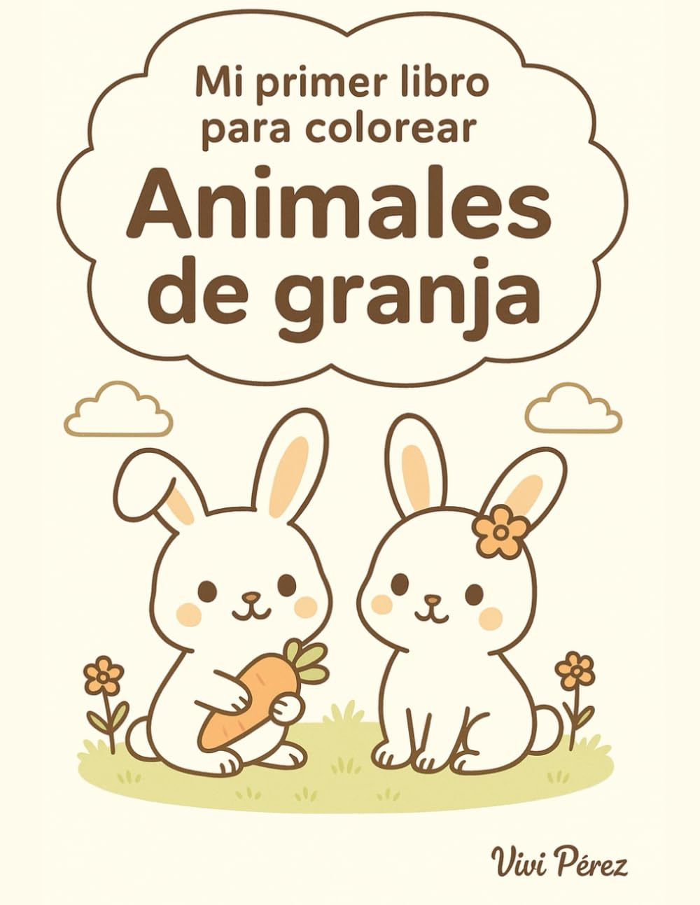 Mi primer libro para colorear: Animales de granja