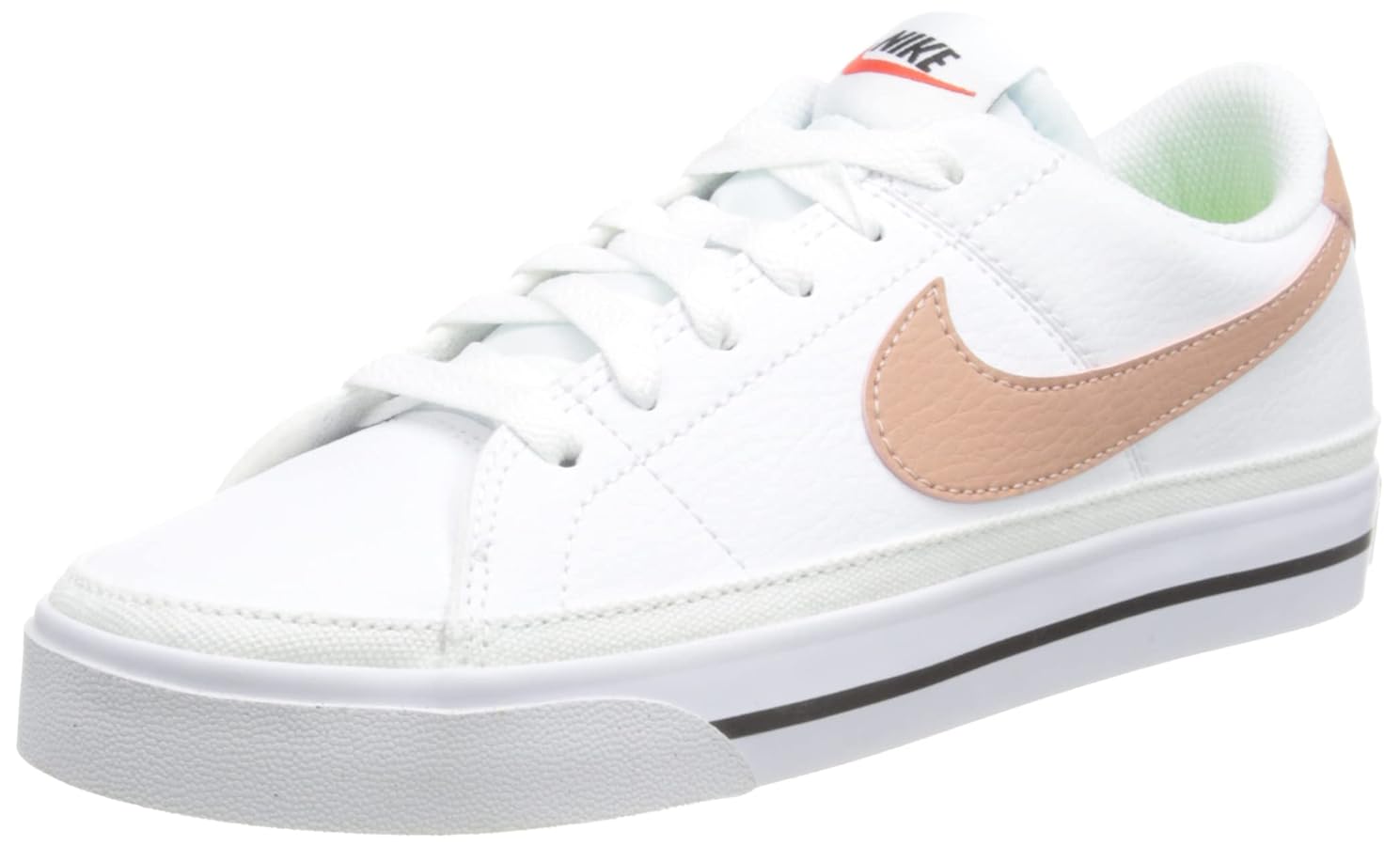 Amazon.com | Nike Court Legacy Next Nature Women's Shoes (DH3161-103,  White/Team Orange/Black/Rose) Size 8.5 | Fashion Sneakers