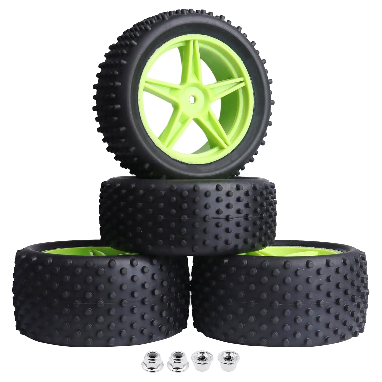 Amazon.com: AllinRC 1/10 PreGlued 12mm Hex 2.2'' RC Buggy