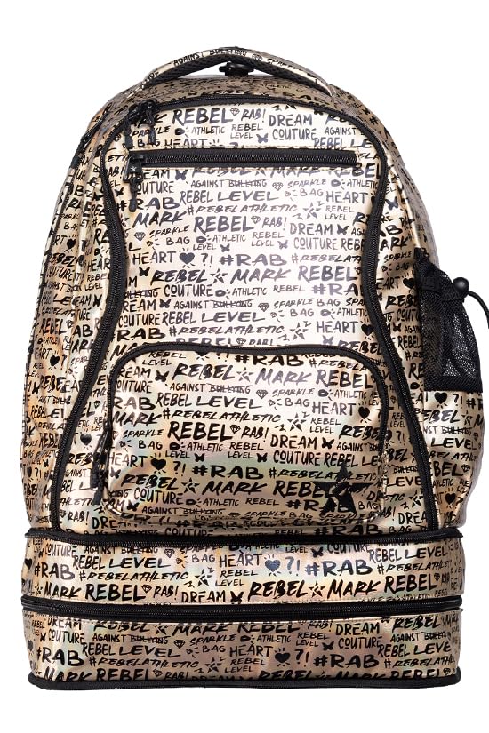 Rebel Athletic Signature Dream Bag Plus In Black And Gold2