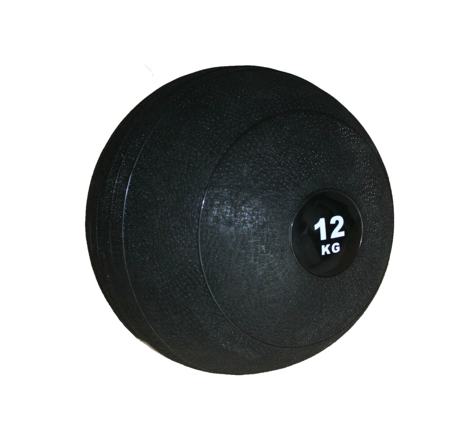 Medizinball 12 20 30 KG Slam Ball Griffige Oberfläche Gewichtsball Fitnessball Gummi Workout Schwarz