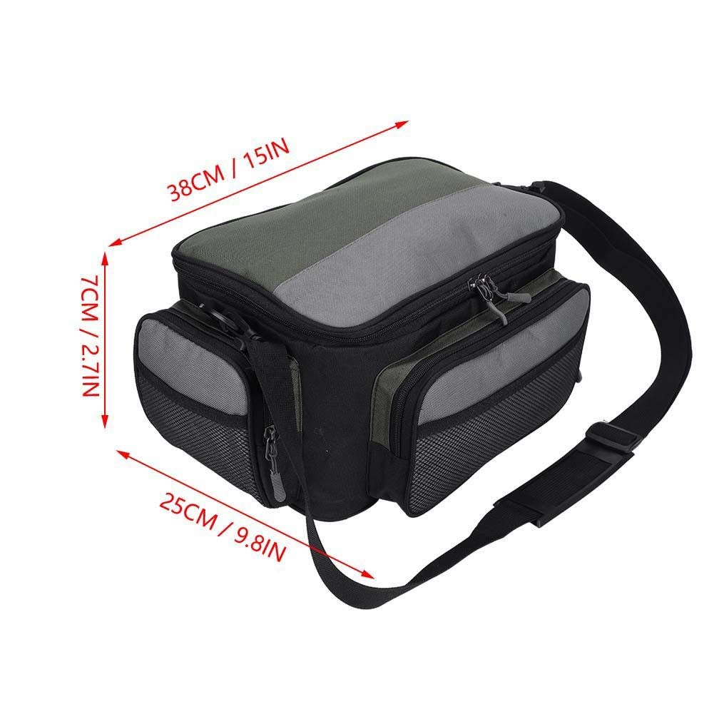 1 Borsa da Pesca, Borsa per la Pesca, Esca Resistente all'Usura, con Accessorio per Cintura Regolabile