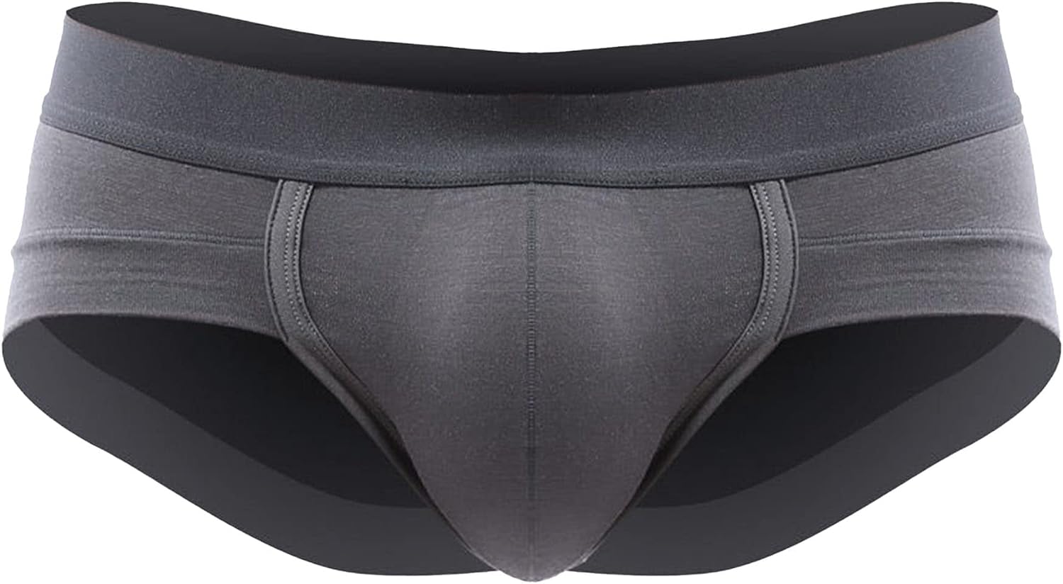 Men'S Underwear Soft Micro Modal Dual Pouch Basic Trunks 3 Pack Comfort Lightweight Breathable Underwear