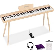 Digital Piano 88 Key Semi Weighted Keyboard with Sustain Pedal
