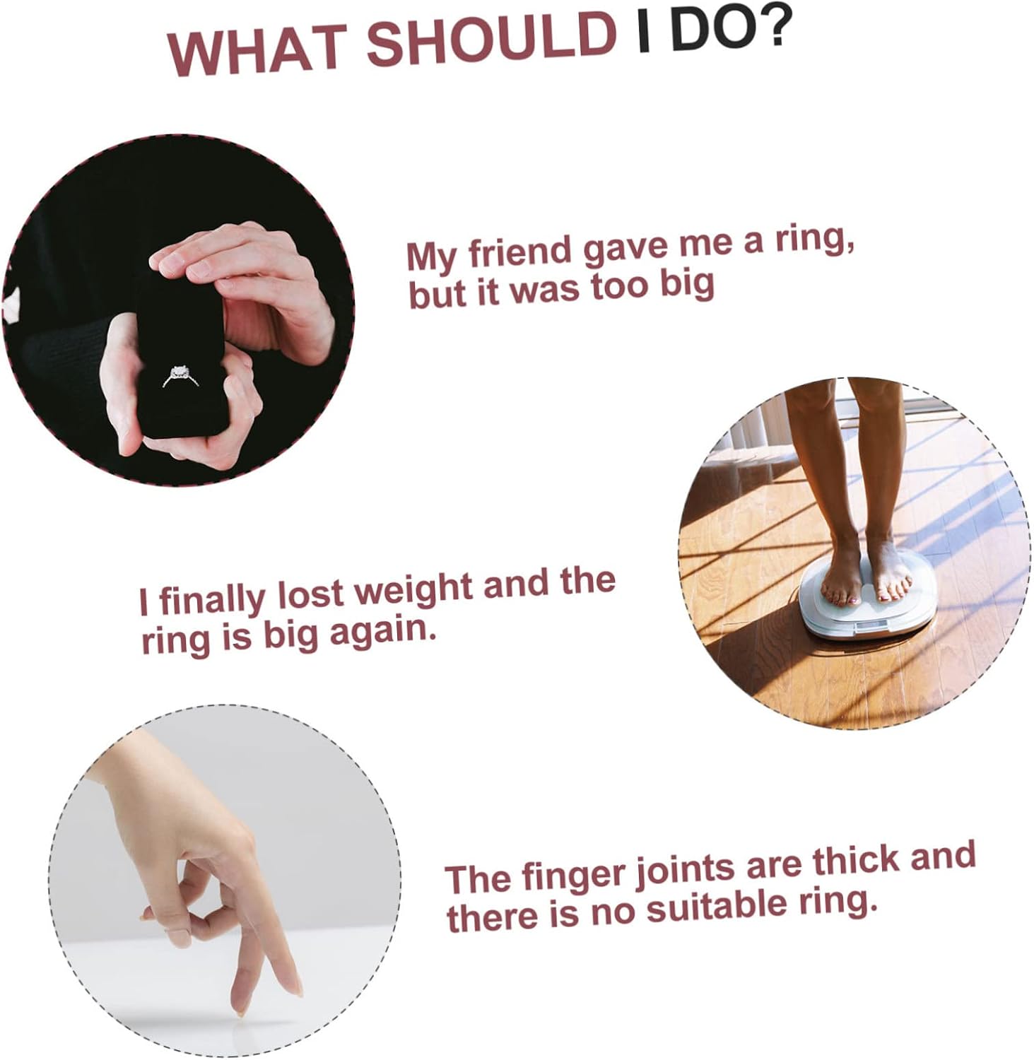 EPIGEIST 2sheets Invisible Ring Adjuster and Jewelry Guard for Loose Rings for for Men and Women Gray Set