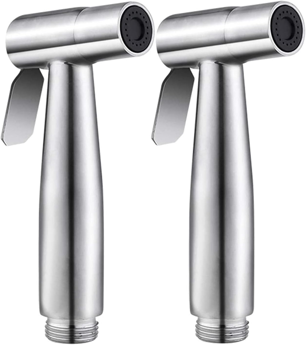 2 Pieces Bidet Toilet Sprayer Head Stainless Steel Handheld Bidet Sprayer Cloth Bathroom Diaper Spray for Kitchen and Toilet Cleaning