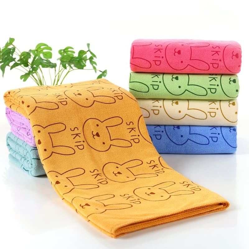 TEDDYIFY Soft Cotton Baby Bath Towel for Infants, New Born Babies and Toddlers, High Absorbent, Soft Cotton Premium Washcloth (Colours and Print As Per Availability) (Pack of 1 Towel) - Image 5 thumbnail