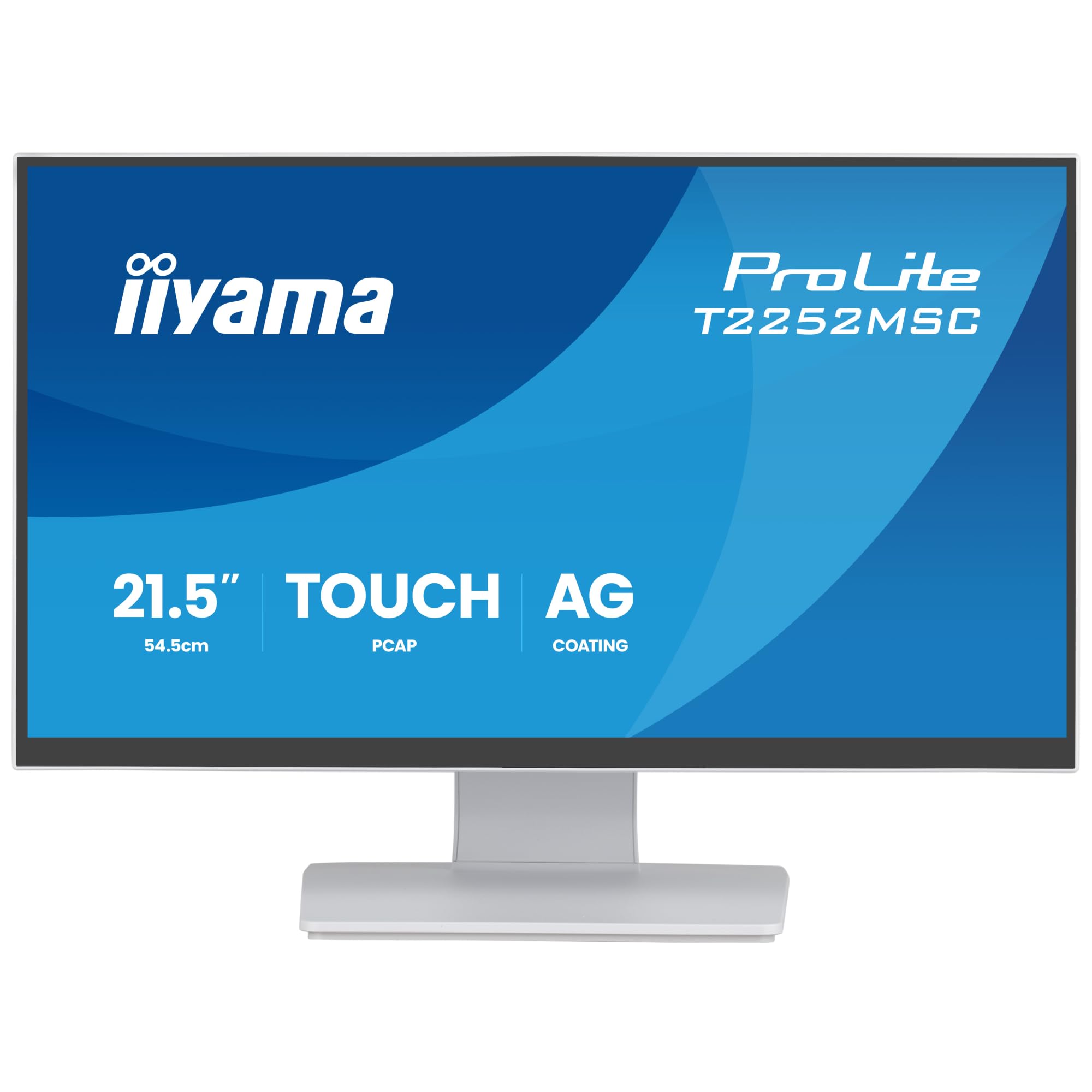 Iiyama Prolite T2252msC-W2ag Monitor Pc 54,6 Cm [21.5] 1920 X 1080 Pixel Full Hd Lcd Touch Screen Bianco (iiyama Prolite T2252msC-W2ag Computer Monit