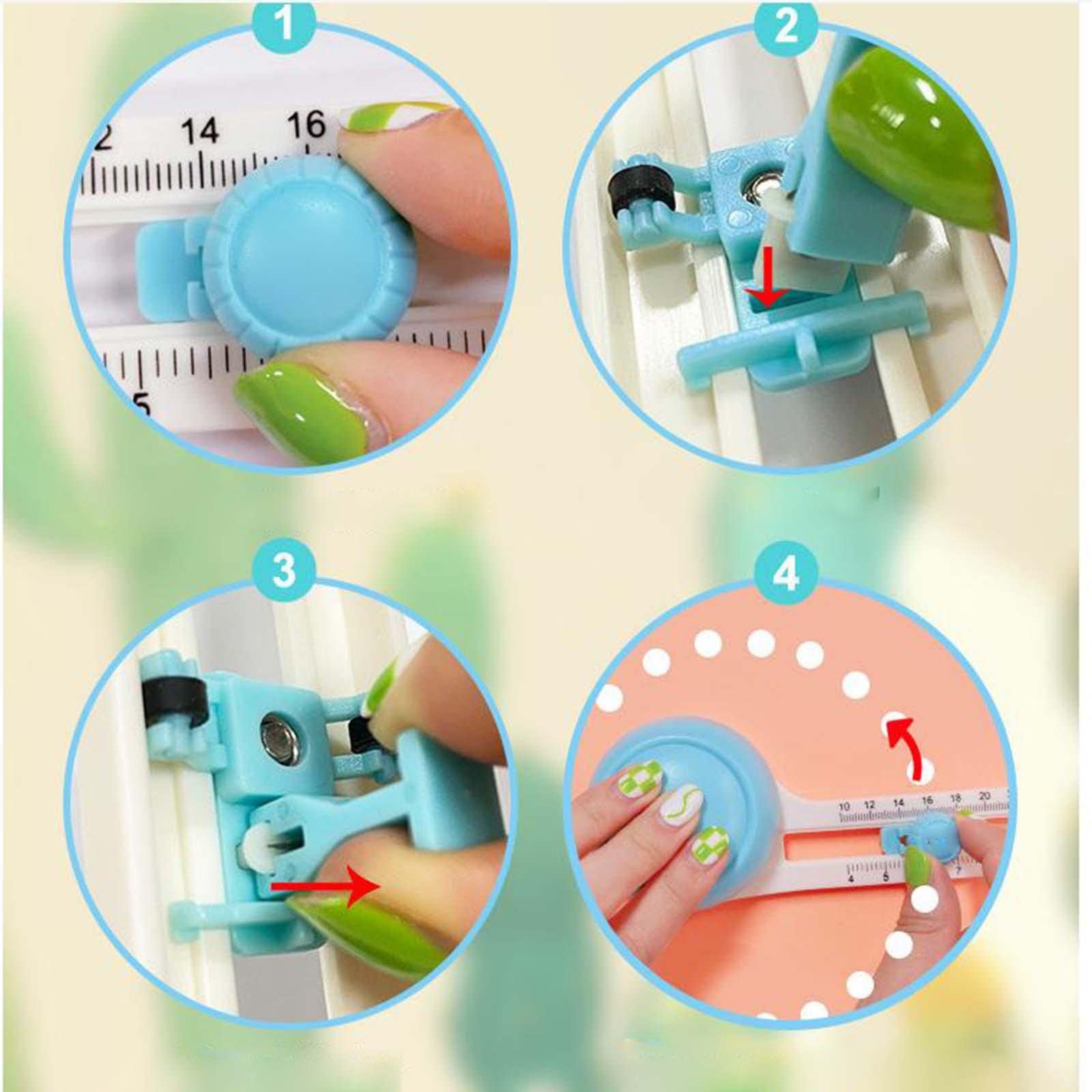 10 zestawów obrotowych okrągłych obcinaczy do papieru do przycinania papieru do scrapbookingu