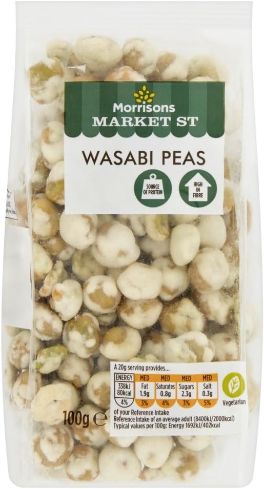Morrisons Wasabi Peas, 100g Amazon.co.uk Grocery