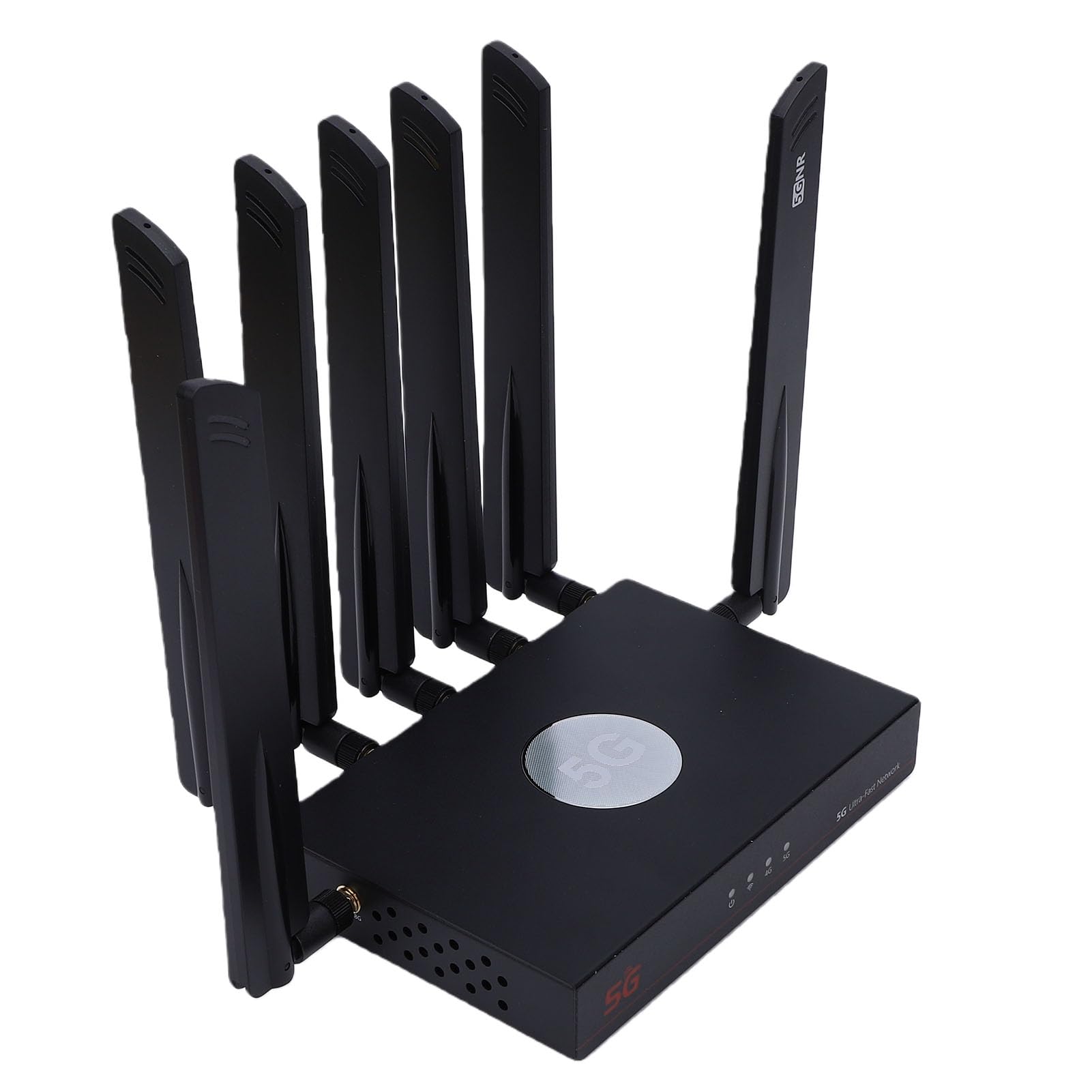 Router WiFi 6 5G, Router Cellulare 5G Doppia SIM con Modulo SDX62 Chip IPQ5018, WiFi 6 Dual Band AX3000, 7 Antenne Ad Alto Guadagno, Porta 2, per Streaming 4K e Oltre (Spina europea)