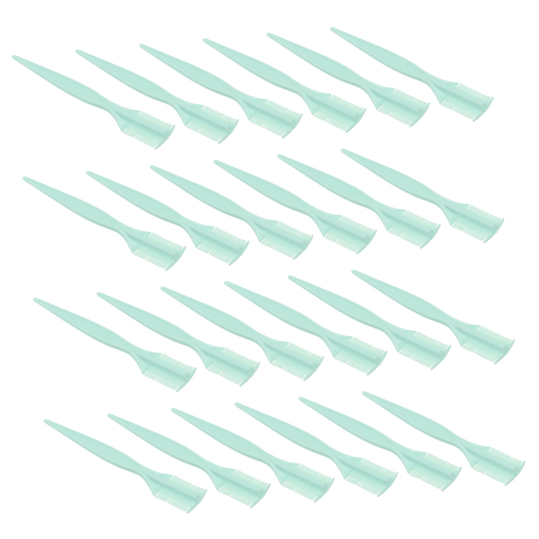 Baluue 50pcs Eyebrow Separator Lash Brush Thin Brow Brush Lash Comb Accessories for Makeup Random Color