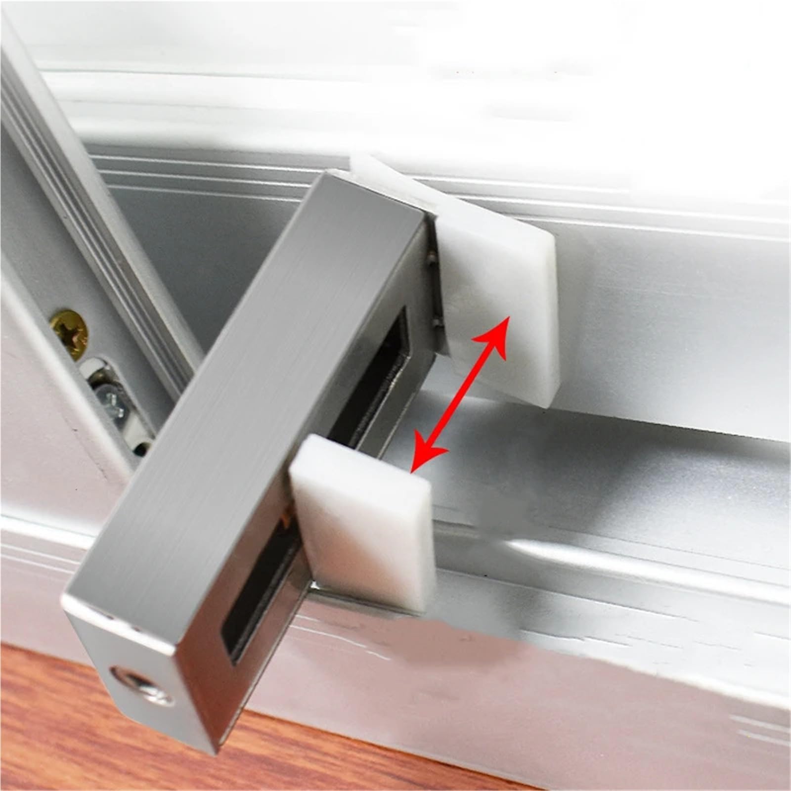 Blokada okna przesuwnego ze stopu aluminium | Typ 1-3, 8 szt.: Do ryglowania okna przesuwnego(Type -2)