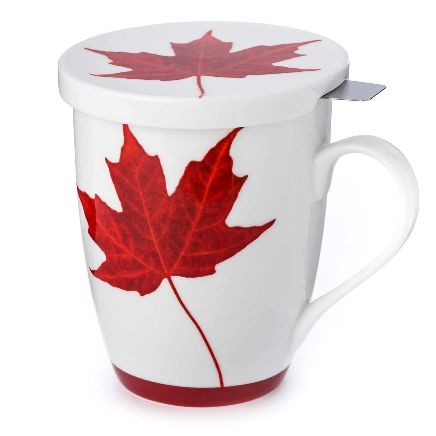 McIntosh Memories of Canada Fine Bone China (450 ml) Tea Mug with Infuser  and Lid in Matching Giftbox : Amazon.ca: Home