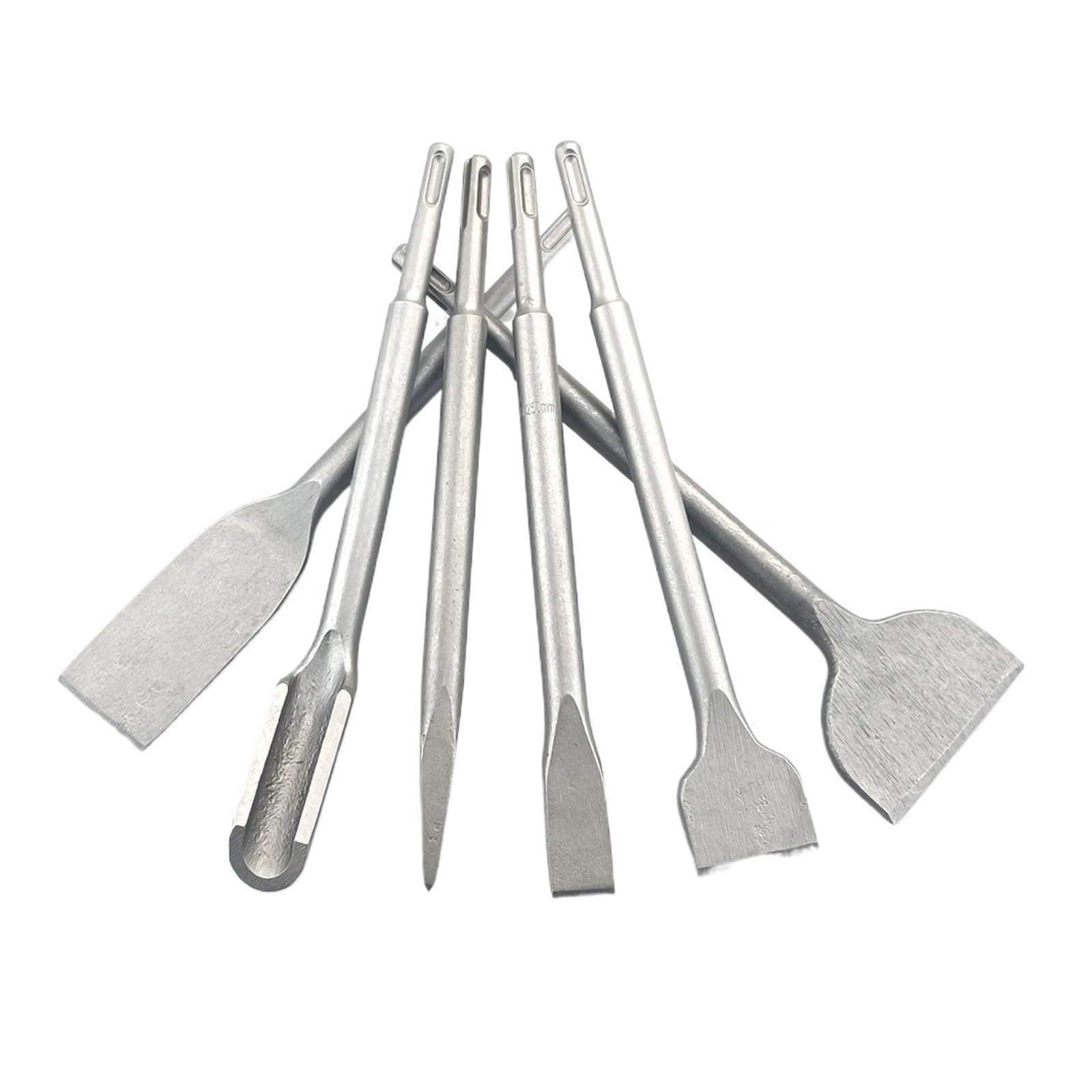 Set di scalpelli da 250 mm SDS Plus Gambo Martello elettrico Punta da trapano Punta con scanalatura piatta Strumenti for muratura for calcestruzzo Muro di mattoni Roccia(4PCS Chisels)