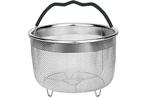 Stainless Steel Steamer Basket for Neti Pots (Black)