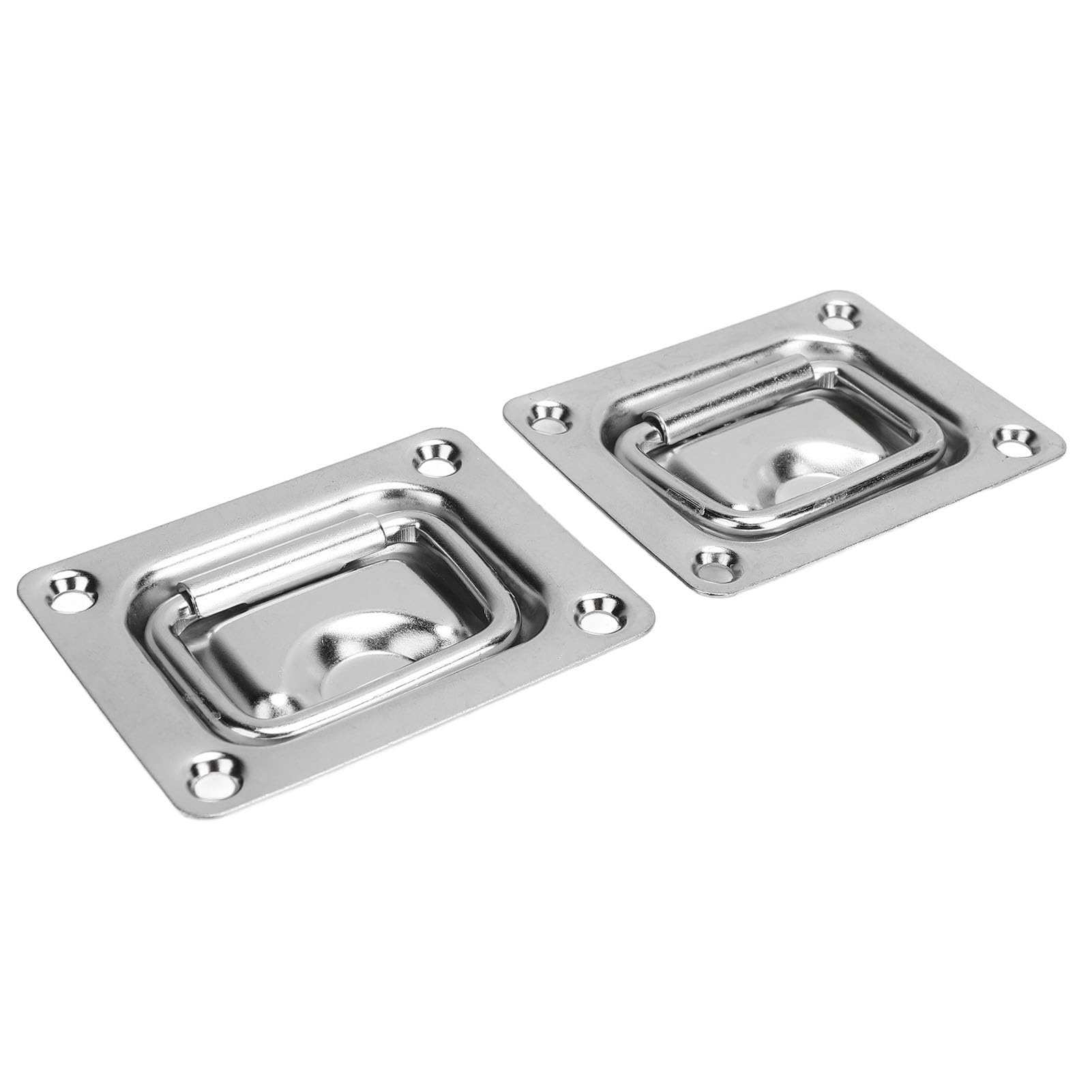 Poignée de traction à anneau affleurant encastrée inox pour coffre voilier