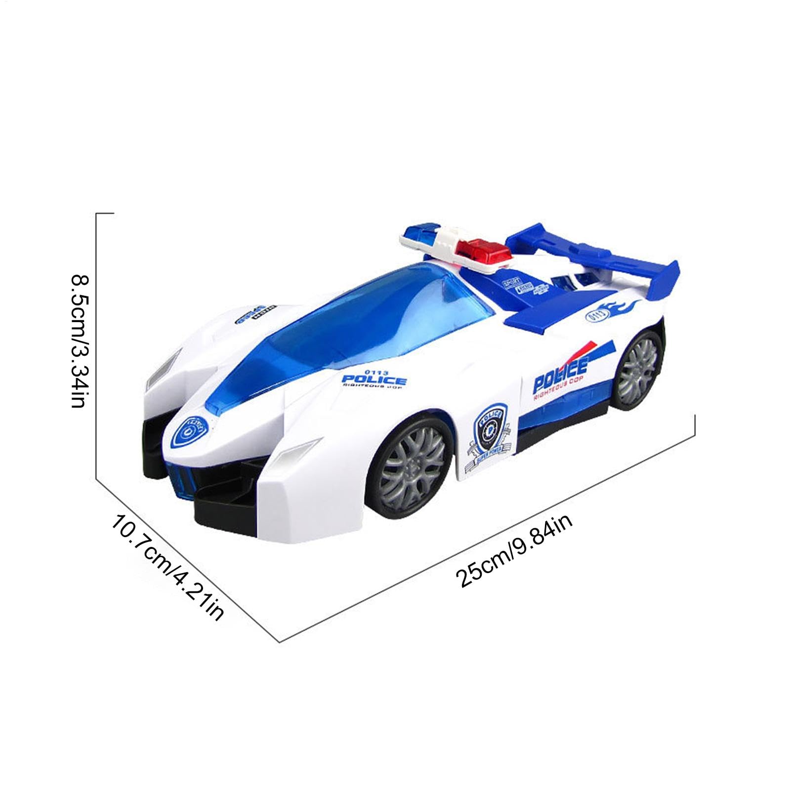 Générique Voiture de Transformation,Voiture de Transformation, Jouet de véhicules d’Avion électrique, d'avion transformables, véhicules d'avion avec lumière et Musique pour de 3 à 5 Ans