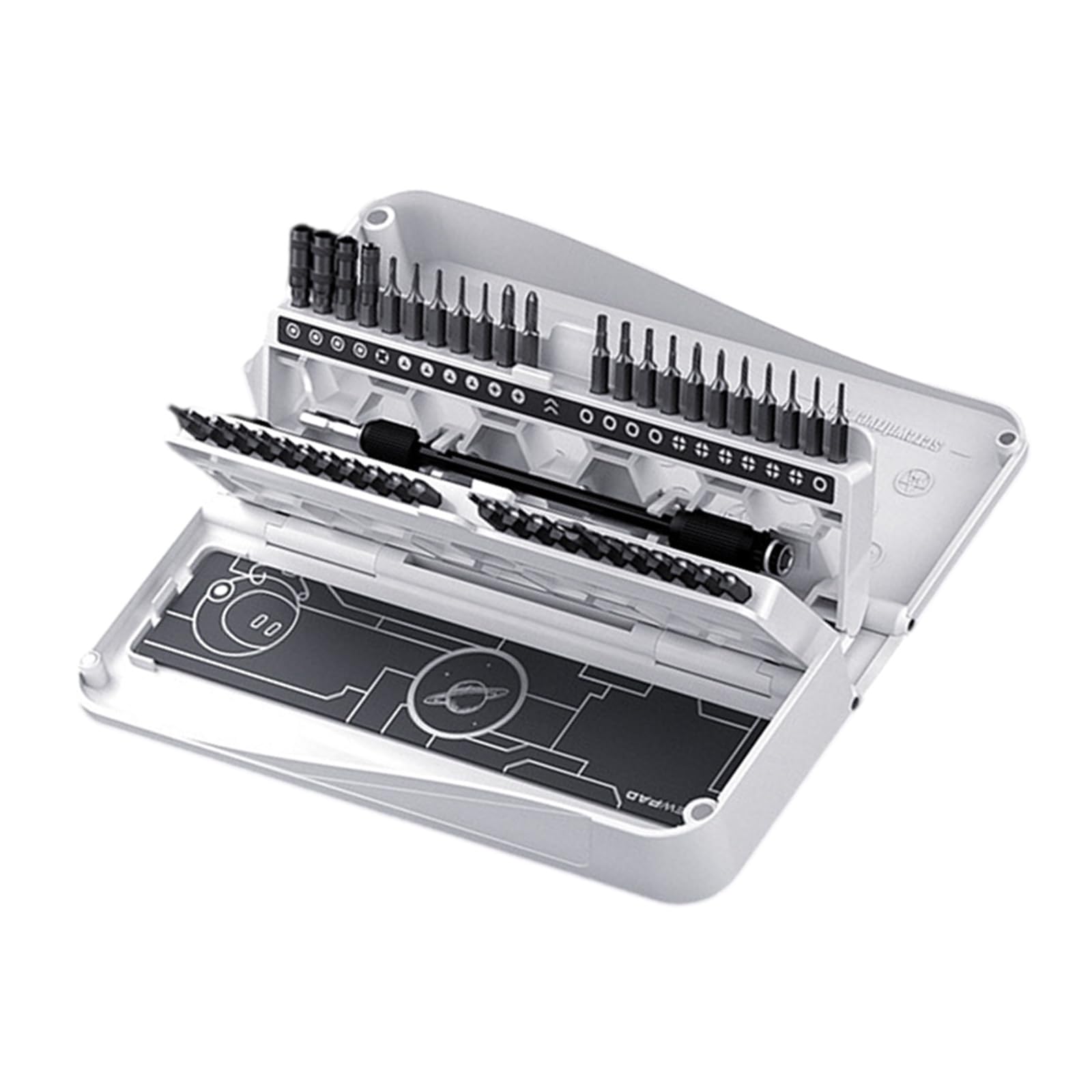 Ergonomic Antirust Screwdriver Collection with Multiple Bit for Smartphone Servicing and Small Gadgets Maintenance Phone