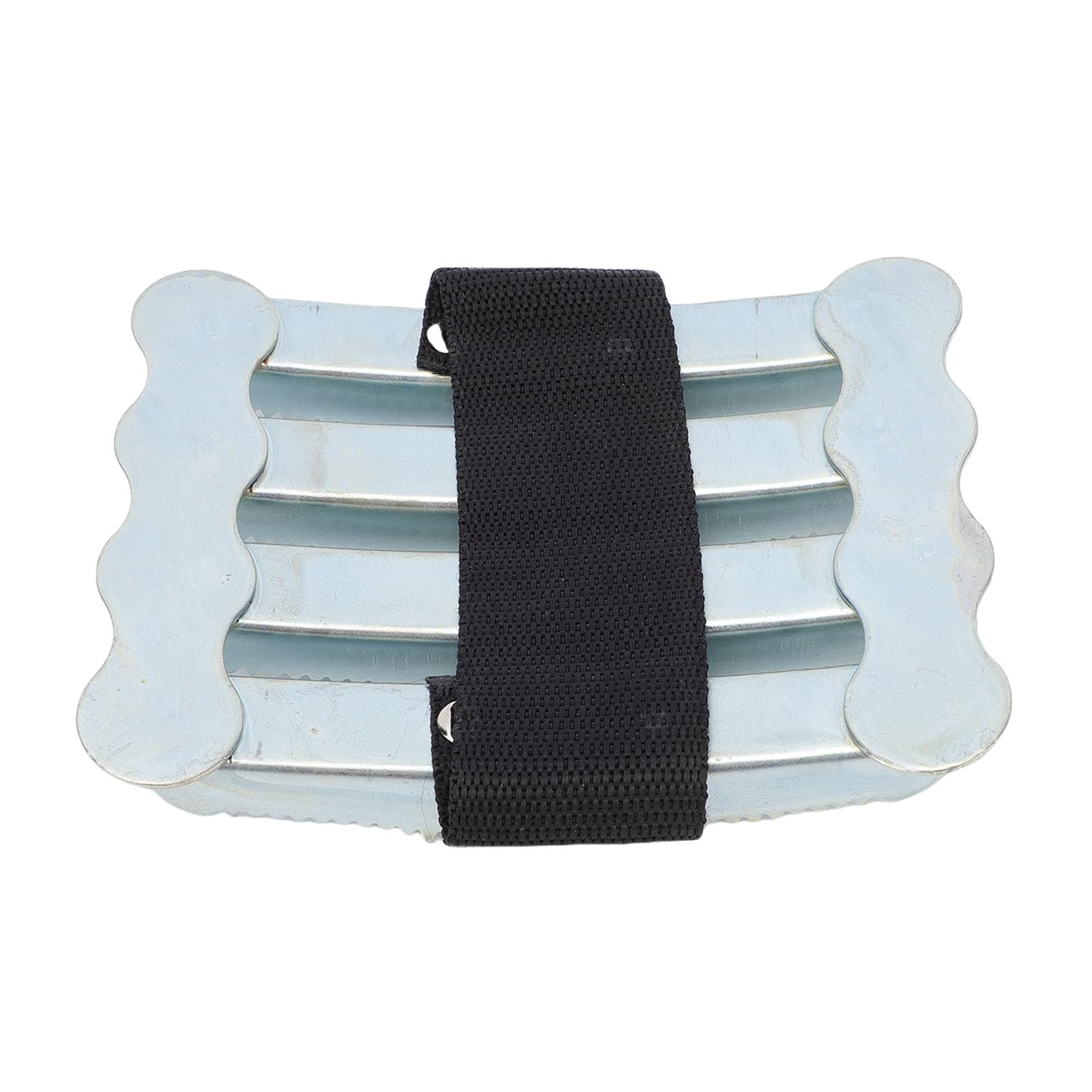 Greensen Cepillo para el Aseo del Caballo, Peine de Acero Inoxidable para el Cuidado del Pelaje Equino con 4 Filas de Dientes Densos para Eliminar Pelo Suelto