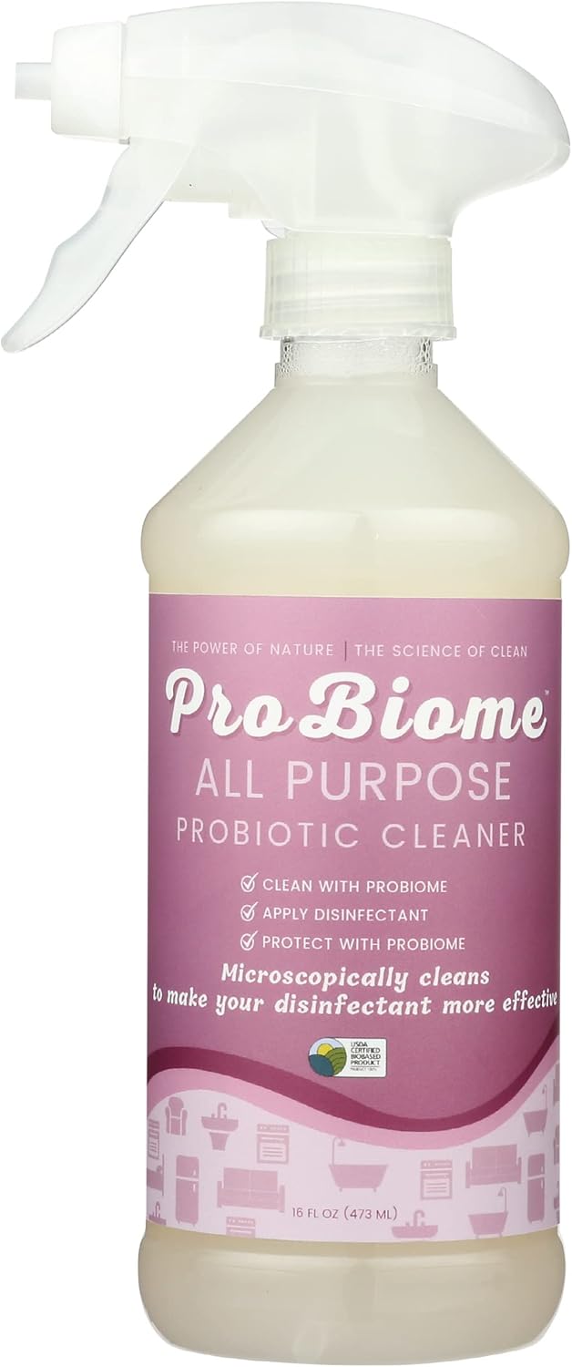 Probiome All Purpose Probiotic Cleaner, USDA Certified, 16