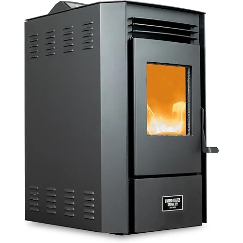 US Stove 1,800 Sq. Ft. Pellet Stove, WiFi, 50lb Hopper
