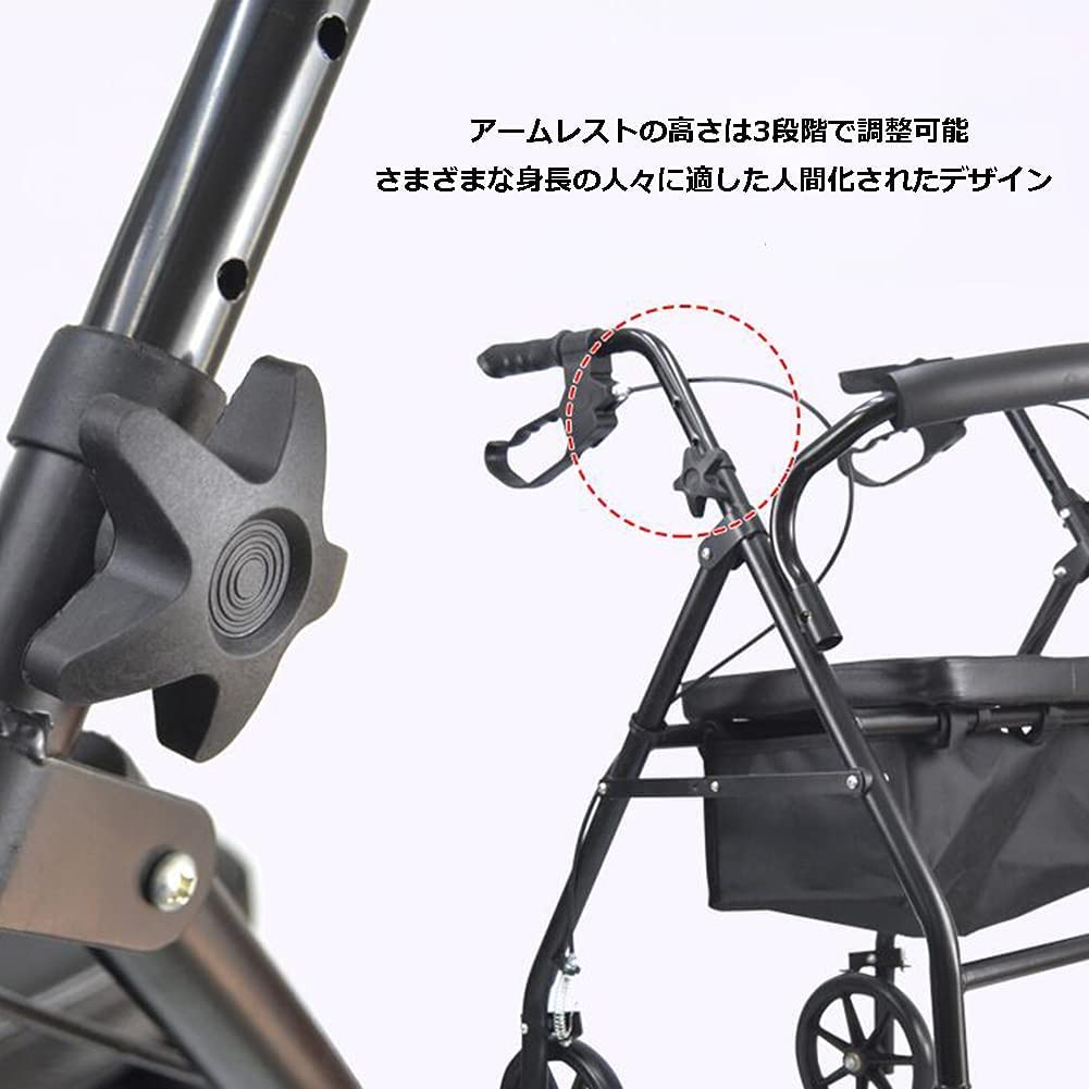 シルバーカー 歩行補助　折りたたみ 手押し車 ハンドルブレーキロック 動作確認済 シルバーカー 歩行補助 折りたたみ 手押し車 ハンドルブレーキ